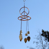 Peace Sign Wind Chimes
