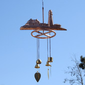 Copper Lighthouse Wind Chimes - Made in USA - Wind Bells