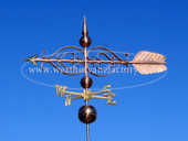 Large Scrolled Arrow Weathervane