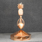 Octagon Gazebo Crown Cap with Pineapple Sphere Finial - Made in USA