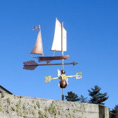 Sailboat Weathervane