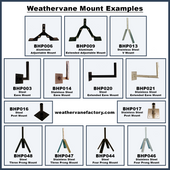 Weathervane Mount Examples