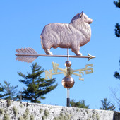 Shetland Sheepdog Weathervane