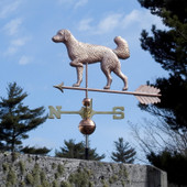 Brittany Spaniel Weathervane with Tail