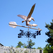 Eagle Weathervane Catching a Salmon