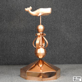 whale victorian finial with octagon gazebo cap