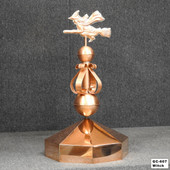 witch victorian finial with octagon gazebo cap