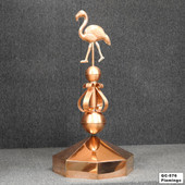 flamingo victorian finial with octagon gazebo cap