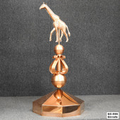 giraffe victorian finial with octagon gazebo cap