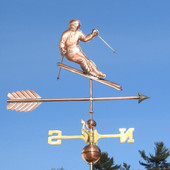 Skier Weathervane