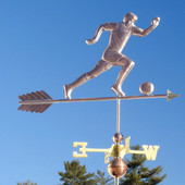 soccer player weathervane