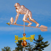 football player weathervane