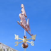copper mermaid weathervane