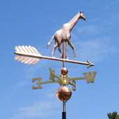 giraffe weathervane