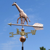 giraffe weathervane