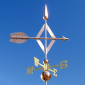 Handmade Copper Arrow Wind Vane