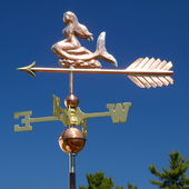 Handcrafted Copper Mermaid Weathervane