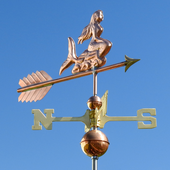 Handcrafted Mythical Mermaid Weathervane Beach Decor