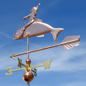 Handmade Trout Weathervane