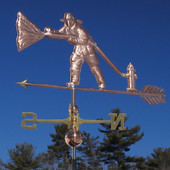 firefighter weathervane