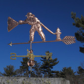 firefighter weathervane