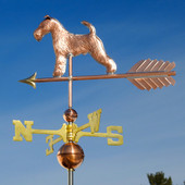fox terrier weathervane