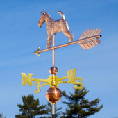 fox terrier weathervane