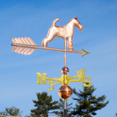 fox terrier weathervane