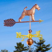 fox terrier weathervane