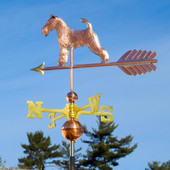 fox terrier weathervane