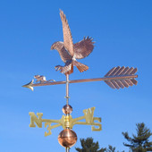 hawk weathervane