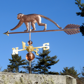 Silly Monkey Weather Vane