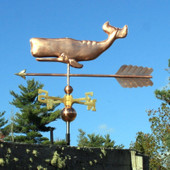 Large Whale Weathervane