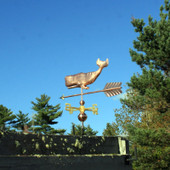 Large Whale Weathervane