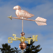 Handcrafted Puffin Bird Swimming Sitting Garden Decor Weathervane