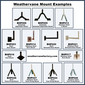 weathervane mount options