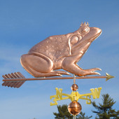 frog weathervane