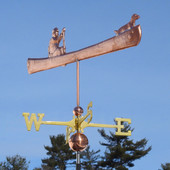 canoe weathervane