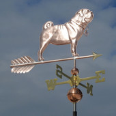 Pug Weathervane