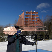 clipper ship weathervane
