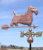 Scottish Terrier Weathervane