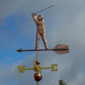 Golfer Weathervane