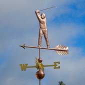 Golfer Weathervane