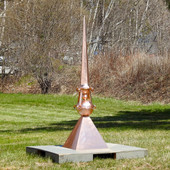 Premium Copper Finial with Roof Cap