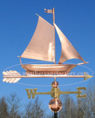 Sailboat Weathervane