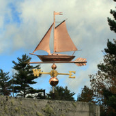 Sailboat Weathervane