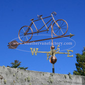 Tandem Bicycle Weathervane