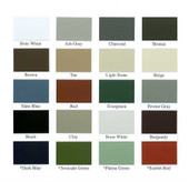 Metal Roofing Color Chart