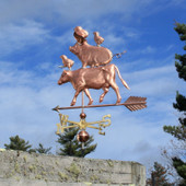 Girls on the Farm Weather Vane