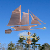 Skip Jack Sailboat Weathervane